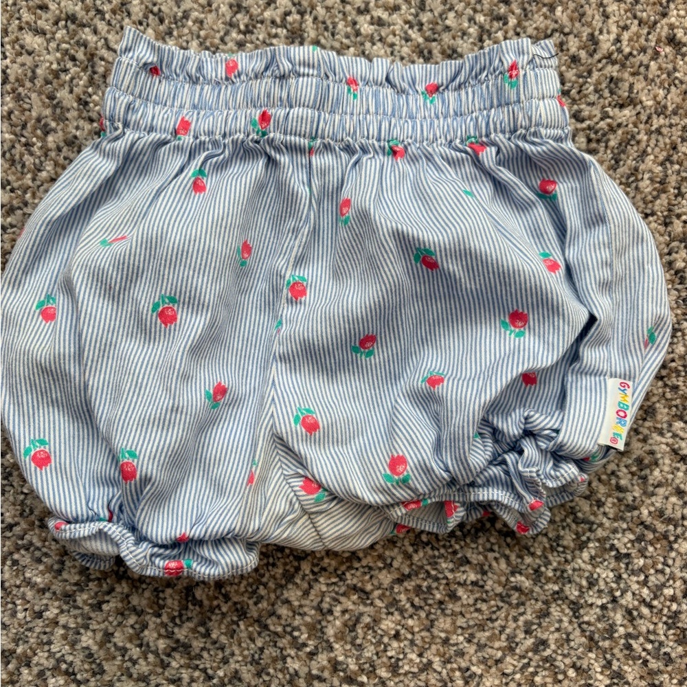 Gymboree Blue Stripe Bubble Shorts - Kids